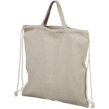 Plecak Pheebs z bawełnianym sznurkiem ściągającym z recyklingu o gramaturze 150 g m²
